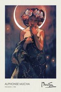 Kunstreproductie The Moon (The Moon and The Stars Series) 1902, Alphonse Mucha