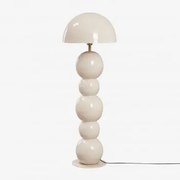 Boulia Ijzeren Vloerlamp Tapioca Beige & ↑115 Cm - Sklum