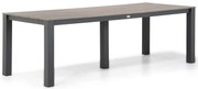 Dining Tuintafel rechthoekig 240 x 92 cm Aluminium/polywood Grijs Valley