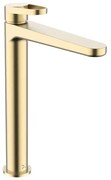 Crosswater Lazo Wastafelkraan - opbouw - hoog - geborsteld messing LA112DNF