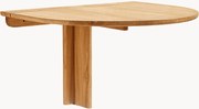 Houten inklapbaar eettafel Trefoil, B 75 cm
