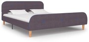 vidaXL Bedframe stof taupe 140x200 cm