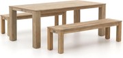 Picknickset ROUGH | 6 personen | Tuinset teakhout | 3-delig | Kees Smit Tuinmeubelen