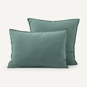 Kussensloop in gewassen linnen, Elina