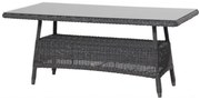 4 Seasons Outdoor | Devon tafel charcoal  Tuintafel     weerbestendig