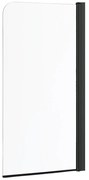Kerra Crystal 1 badwand 150x80cm mat zwart