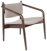 Dutchbone Torrance Retro Fauteuil Gebogen Hout
