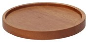Onderzetter rond, donker acaciahout,Ø 9,5 cm