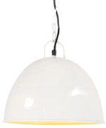 vidaXL Hanglamp industrieel vintage rond 25 W E27 31 cm wit