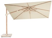 Challenger T2 premium parasol 260x350 cm teak champagne