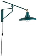 Dutchbone Hector Metalen Wandlamp Blauwgroen