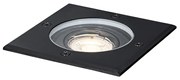Buiten grondspot zwart vierkant verstelbaar IP65 - Delux Modern GU10 IP65 Buitenverlichting