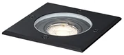 Buiten grondspot zwart vierkant verstelbaar IP65 - Delux Modern GU10 IP65 Buitenverlichting