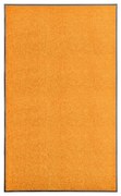 vidaXL Deurmat wasbaar 90x150 cm oranje