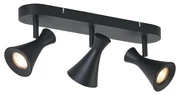 Moderne plafondSpot / Opbouwspot / Plafondspot zwart 3-lichts draai- en kantelbaar - Triangle Modern GU10 ovaal Binnenverlichting Lamp