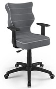 Entelo Kinderstoel Duo Black Jasmine 33 ergonomisch donkergrijs