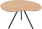 Goossens Salontafel Saya organisch, hout eiken blank, modern design, 61 x 33 x 49 cm
