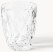 Waterglazen Colorado met structuurpatroon, 4 stuks