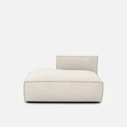 Loungebank, links, ribfluweel, Seven