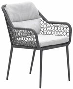 Garden Impressions Pemba tuinstoel - donker grijs