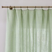 Gingham gordijn, tetra, met ringen, NINON
