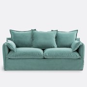 Bank voor 2, 3, 4 of 5 personen, in fluweel, Odna