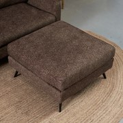 Moderne Hocker Bruine Stof