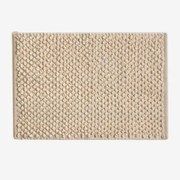 Rechthoekig Badmat 50x80 Cm Van Niram-katoen Beige – Linnen - Sklum