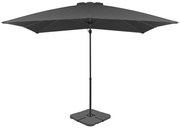 vidaXL Parasol met draagbare voet antraciet