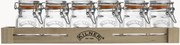 Kruidenpotten set Kilner met houten krat, 20-delig