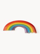 Porselein decoratief dienblad Rainbow met goudkleurig