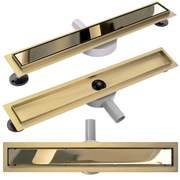 Lineaire afvoer Rea Pure Neo Pro Mirror Gold 100