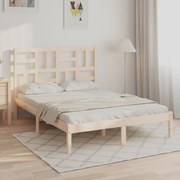 vidaXL Bedframe massief hout 135x190 cm 4FT6 Double