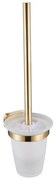 Eastbrook Asti messing toiletborstelhouder messing geborsteld