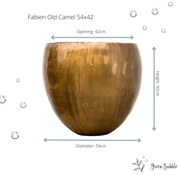 Pot Fabien old camel