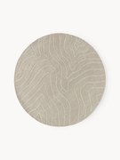 Rond handgetuft wollen vloerkleed Aaron