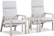 Bistroset 2 personen  Aluminium Taupe Lifestyle Garden Furniture Albelli