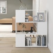 vidaXL Boekenkast/kamerscherm 80x24x94 cm bewerkt hout wit