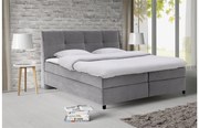 Goossens Basic Boxspring Compleet Gusta, Vlak 160 x 200 cm (=2x 80 x 200 cm) met hoofdbord