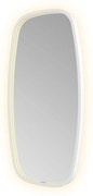 Hotbath &More Contour spiegel deens ovaal 40x80cm wit mat