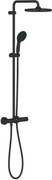 Grohe Tempesta System 250 Professional regendoucheset met 3 straalsoorten en thermostaatkraan Ø25cm mat zwart