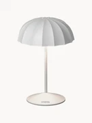 Kleine mobiele LED outdoor tafellamp Ombrellino, dimbaar