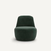 Fauteuil in fluweel, Rosebury design E.Gallina