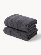 Handdoek Luxe met gestreepte rand, in verschillende formaten