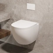 Saniclear Itsie mat witte toiletpot randloos met softclose zitting