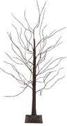 Kerst vloerlamp bruin boom 120cm incl. LED met timer IP44 - Ki