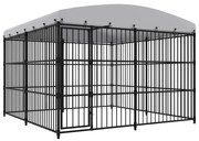 vidaXL Hondenkennel voor buiten met dak 300x300x210 cm