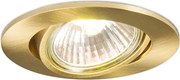 Smart inbouwspot goud kantelbaar incl. Wifi GU10 - Cisco