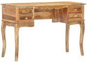 vidaXL Bureau 115x45x75 cm massief mangohout