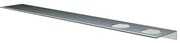 Hotbath &MORE Planchet - 80cm - inclusief bevestigings rails - 2 uitsparingen - voor zeepdispenser of beker - RVS 316 SH080H2IX